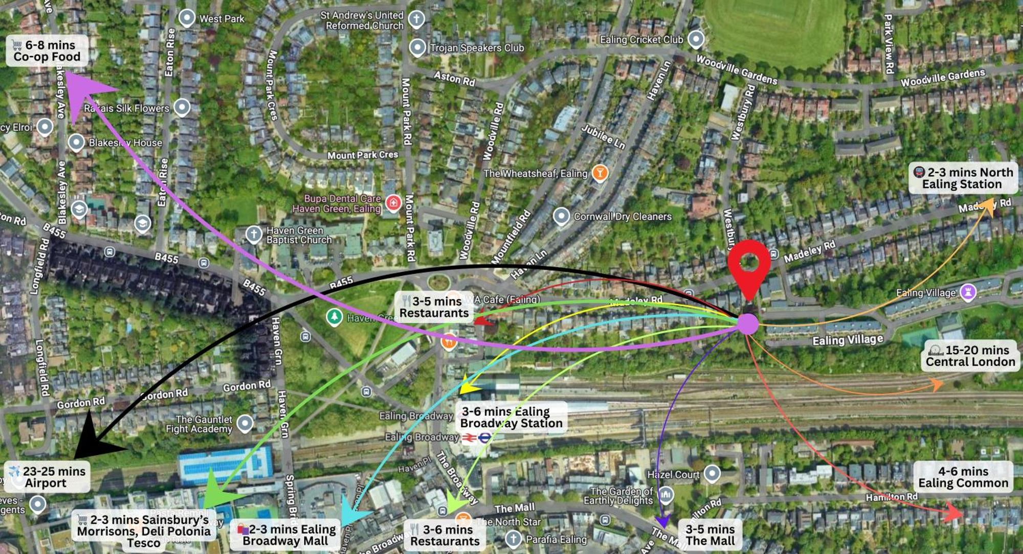 Ealing Broadway Great Stay 7-Minute Walk From The Underground Exterior photo